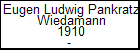 Eugen Ludwig Pankratz Wiedamann