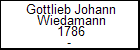Gottlieb Johann Wiedamann