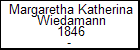 Margaretha Katherina Wiedamann
