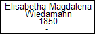 Elisabetha Magdalena Wiedamann